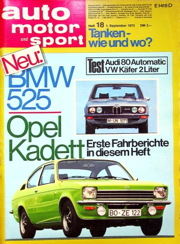 Deckblatt Auto Motor und Sport (18/1973)